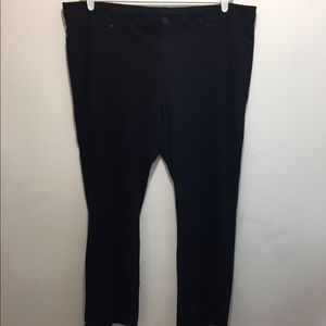 Maurice "I am smart" black pants boot cut